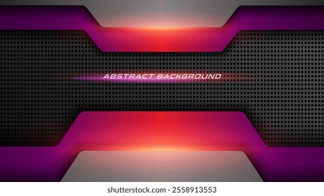 Purple red futuristic modern background with light and dot effects for your project like game, technology, or etc. Abstract futuristic background
