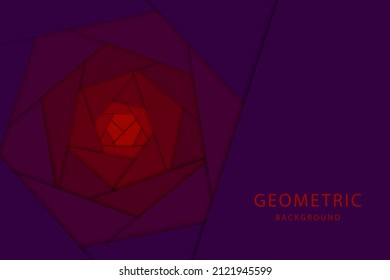 Fondo geométrico abstracto. Ilustración vectorial. 
