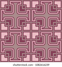 Purple red geometric seamless background. Dark deep red background for wallpapers, textile and fabrics
