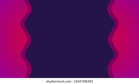 Vector ondulado abstracto del fondo del gradiente púrpura y rojo, conveniente para el fondo, la presentación, el Diseño web, y los proyectos creativos