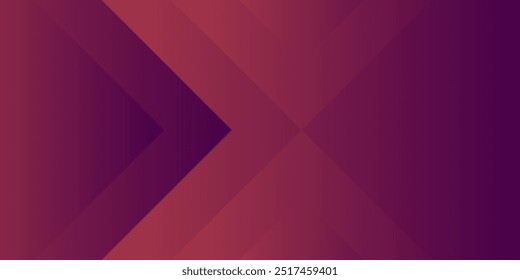 a purple and red gradient background with a geometric shape.