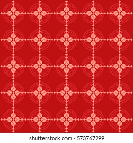 Purple and red ornamental seamless patterns for making damask wallpapers and textile print. Vintage style. Vector illustration.