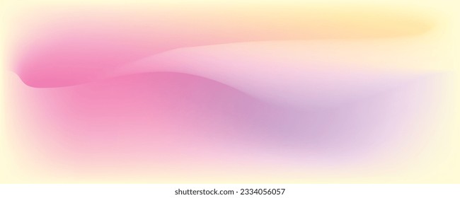 fondo de gradiente vectorial rojo púrpura y amarillo suave. Tipo horizontal.