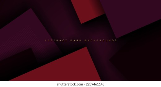 purple and red template background vector overlap layer on dark color design. editable Eps10 Vector