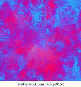 Purple, red, violet and blue. Grunge empty wall texture. With cracks, stains, and scratches.Old pattern. Seamless background