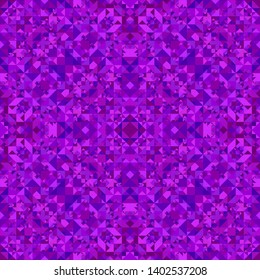 Purple repeating kaleidoscope pattern background design - abstract ethnic vector wallpaper graphic from triangles