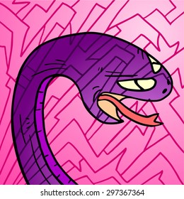 purple reptile