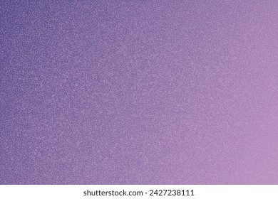 Fondo texturizado punteado retro púrpura, efecto de semitono de punto arenoso ruidoso, ilustración vectorial de neón. Banner de moda en estilo grunge.