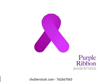 Purple Ribbon awareness solidarity.