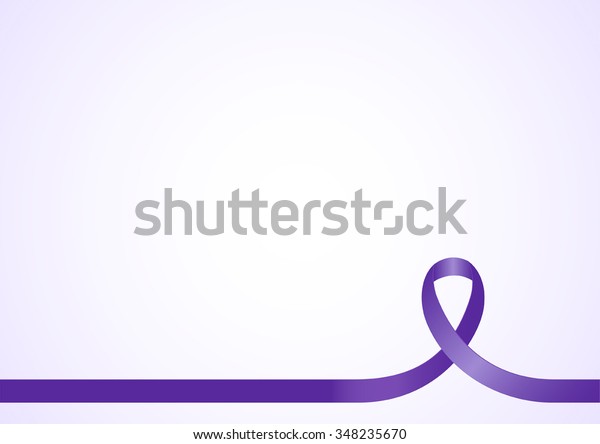Purple Ribbon Design Background Template Copy Stock Vector (Royalty
