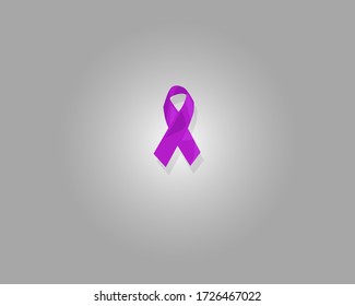 un vector de cinta morada que es idéntico a la conmemoración del día mundial del lupus