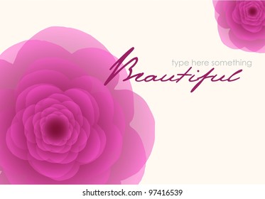 Purple roses background.