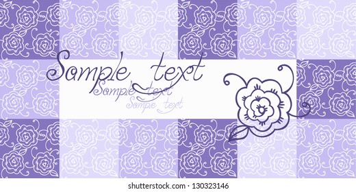 purple roses for cards