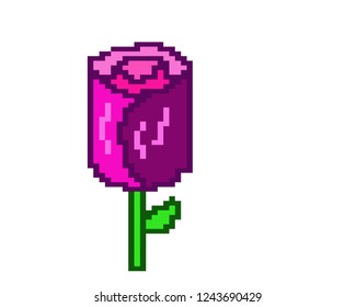 Purple Roses Pixel