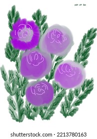 Purple roses vector, watercolors, for phone case, logo, pillow case, fabric print, wallpaper, social media post, doodle, covers, book covers, wall decor, cards, templates