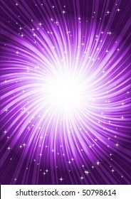 Purple rotating spark