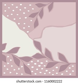 purple scarf pattern design 