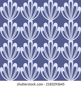 Purple sea seamless pattern background with shell for product design