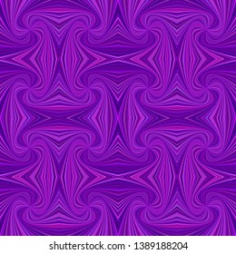 Purple seamless abstract hypnotic swirl stripe pattern background - vector curved burst illustration