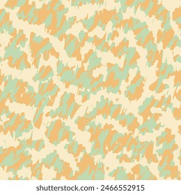 Purple Seamless Exotic Graphic Background. Camouflage Military Colorful Repeated Camo Vector Shapes. Green Seamless Artistic Graphic Design. Pink  Seamless Pattern.