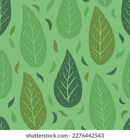 Purple Seamless Fashion Natural Style Art. Pastel Endless Elegant Decorative Paint, Seamless Background. Green Seamless Creative Jungle Surface Texture. 
