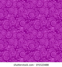 Purple seamless floral pattern background - vector version