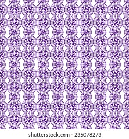 Purple Seamless floral pattern for design, vector Illustration 