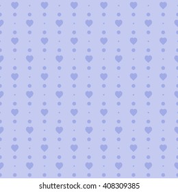 purple seamless heart pattern