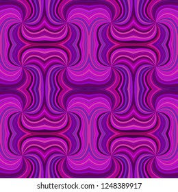 Purple seamless hypnotic abstract spiral burst stripe pattern background - vector illustration