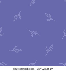 Lila nahtloses Muster mit violetten Blütenblättern