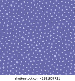 Purple seamless pattern with small stars
