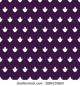 Purple seamless pattern with white cactus.