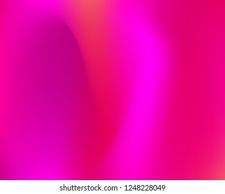 Purple Sexy Gradient Banner Vector Illustration. Blurry Pink Wavy Mesh Background. Vivid Rosy Colors Smooth Vector Template. Love and Romance Theme Wallpapers for Your Design
