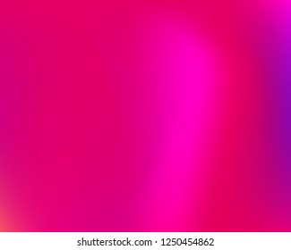 Purple Sexy Gradient Banner Vector Illustration. Blurry Pink Wavy Mesh Background. Vivid Rosy Colors Smooth Vector Template. Love and Romance Theme Wallpapers for Your Design