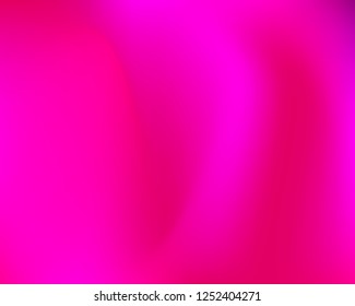 Purple Sexy Gradient Banner Vector Illustration. Blurry Pink Wavy Mesh Background. Vivid Rosy Colors Smooth Vector Template. Love and Romance Theme Wallpapers for Your Design