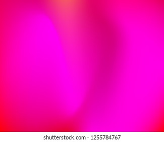 Purple Sexy Gradient Banner Vector Illustration. Blurry Pink Wavy Mesh Background. Vivid Rosy Colors Smooth Vector Template. Love and Romance Theme Wallpapers for Your Design