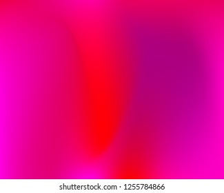 Purple Sexy Gradient Banner Vector Illustration. Blurry Pink Wavy Mesh Background. Vivid Rosy Colors Smooth Vector Template. Love and Romance Theme Wallpapers for Your Design