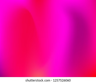 Purple Sexy Gradient Banner Vector Illustration. Blurry Pink Wavy Mesh Background. Vivid Rosy Colors Smooth Vector Template. Love and Romance Theme Wallpapers for Your Design