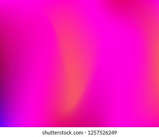 Purple Sexy Gradient Banner Vector Illustration. Blurry Pink Wavy Mesh Background. Vivid Rosy Colors Smooth Vector Template. Love and Romance Theme Wallpapers for Your Design