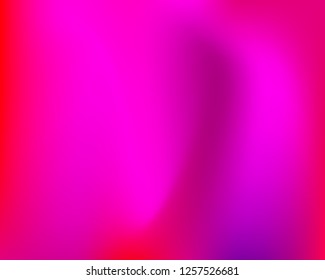 Purple Sexy Gradient Banner Vector Illustration. Blurry Pink Wavy Mesh Background. Vivid Rosy Colors Smooth Vector Template. Love and Romance Theme Wallpapers for Your Design