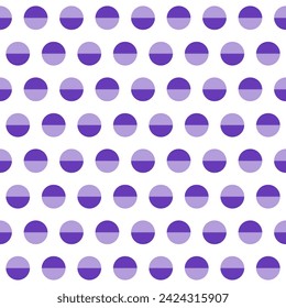 Purple shade circle pattern. Circle vector seamless pattern. Decorative element, wrapping paper, wall tiles, floor tiles, bathroom tiles.	