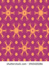 Purple shape and background isolated with brown color