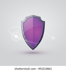 Purple shield
