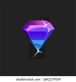 Diseño de imagen de Cevador de diamantes de brillantes púrpura