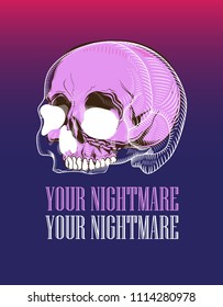 PURPLE SKULL YOUR NIGHTMARE