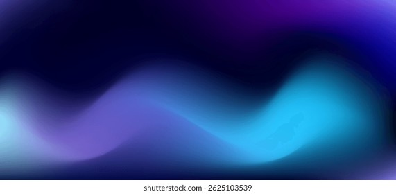 Púrpura - azul celeste y azul oscuro gradiente color de fondo borroso Ilustración vectorial eps10.
