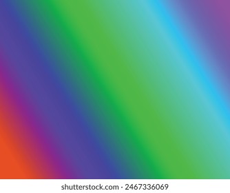 Purple, Sky blue, Green, blue and Rad color combination smooth gradient background design.