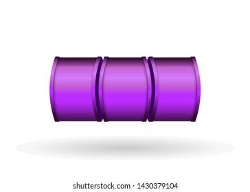 Purple Slot Machine Slots Reel Spin Gambling Vector Illustration