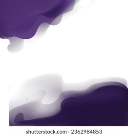 purple smoke and background template for website vector