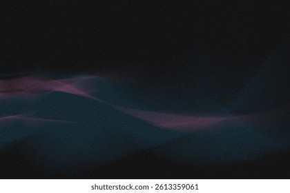 purple Smooth glowing grainy gradient background black noise texture 